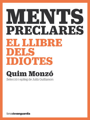 cover image of Ments preclares